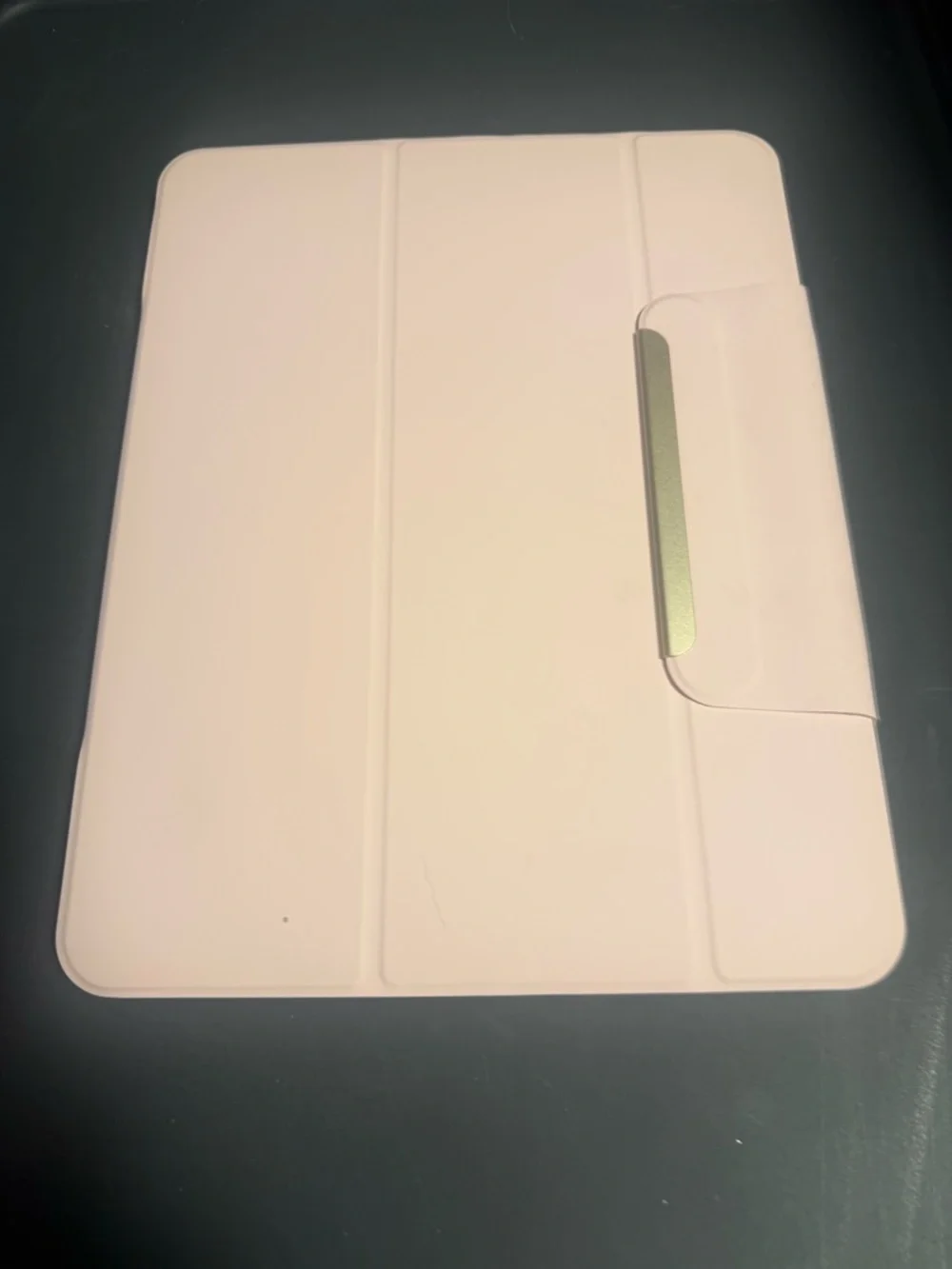heyday Soft Pink Tablet Folio with Gold Accent